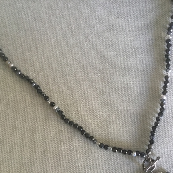 BRAND NEW Chan Luu 33” Black Sardonyx Necklace with Pendant - Picture 6 of 9